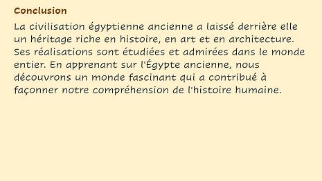 Civilisation égyptienne 005