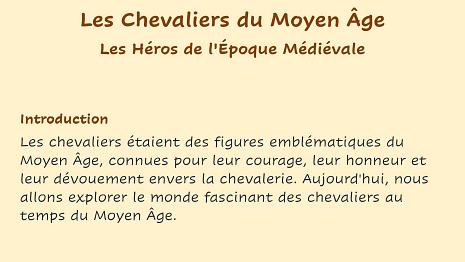 Chevaliers du Moyen-Age 01