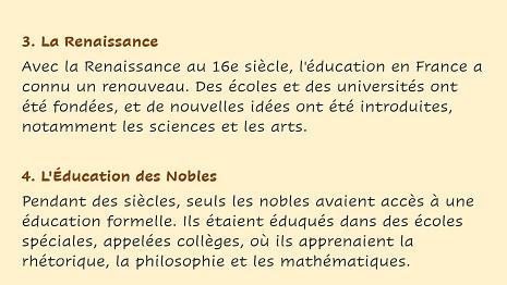 Education en France 03
