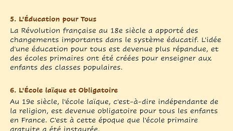 Education en France 04