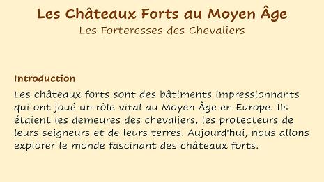Châteaux Forts 01