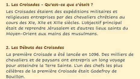 Les Croisades 02