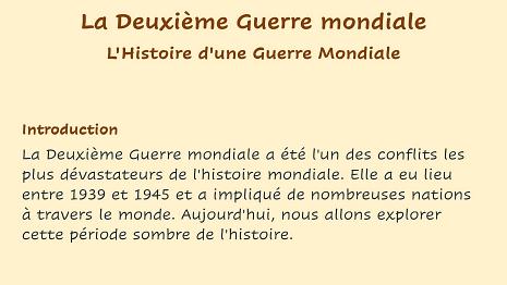 Deuxième Guerre Mondiale 01