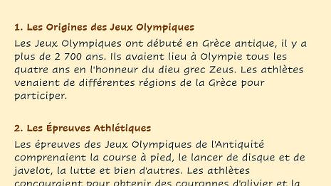 Les Jeux Olympiques 02
