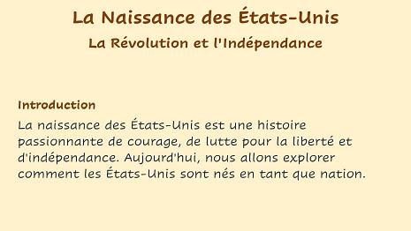Naissance des Etats-Unis 01