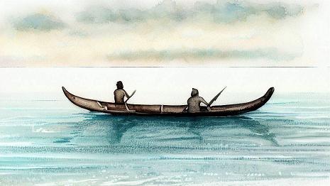 Canoë C'est un bateau léger et étroit, propulsé par des pagaies simples.