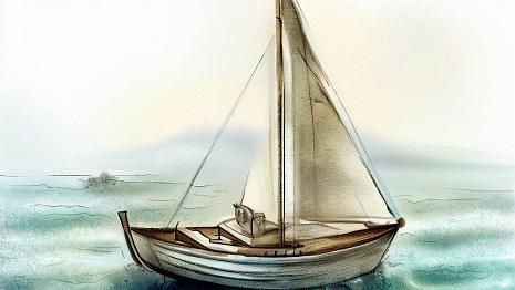 Dinghy C'est un petit bateau à voile. Il mesure entre 2 et 5 mètres de long. Il est propulsé par une voile unique ou multiple.