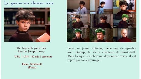 Le garçon aux cheveux verts