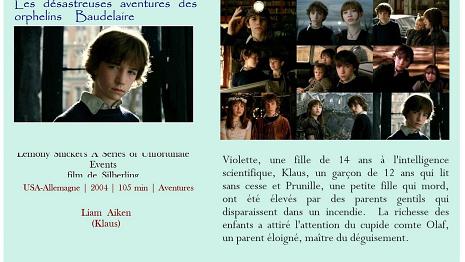 Les désastreuses aventures des orphelins Baudelaire