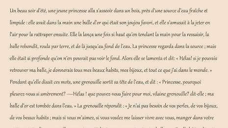 Le Prince Grenouille 1