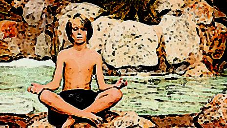 Zen zen - rivière - air - pensées - bruits Un de tes oncles t'apprend les bases de la méditation...