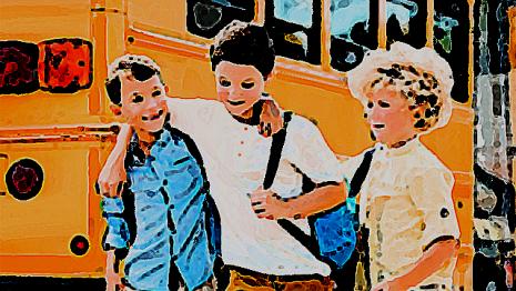 Car scolaire car - scolaire - copains - conducteur - route Ta nouvelle école est loin de chez toi et tu dois prendre un car scolaire bizarre...