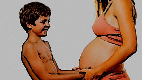 Fille ou garçon ? bébé - enceinte - garçon - fille - famille Ta mère est enceinte et elle ne veut pas te dire si c'est un garçon ou une fille...