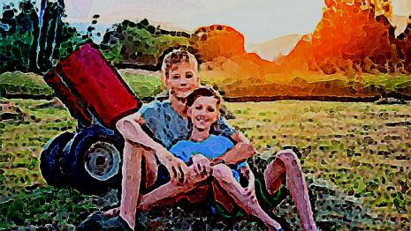 Cousin cousin - ferme - campagne - apprend - animaux Tu passes tes vacances à la campagne chez un lointain cousin que tu n'as jamais vu...