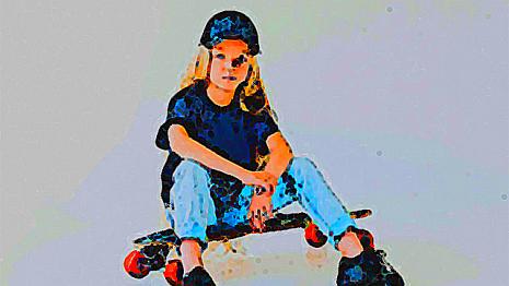 Skate skate - roues - figure - copain - planche On t'a offert une planche de skate et tu dois montrer que tu sais en faire...